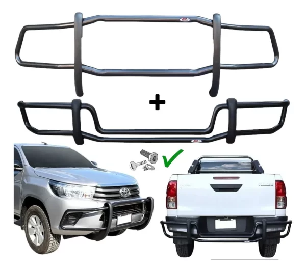 Bumper Delantero Y Trasero Toyota Hilux 2016 - 2022 Bronx