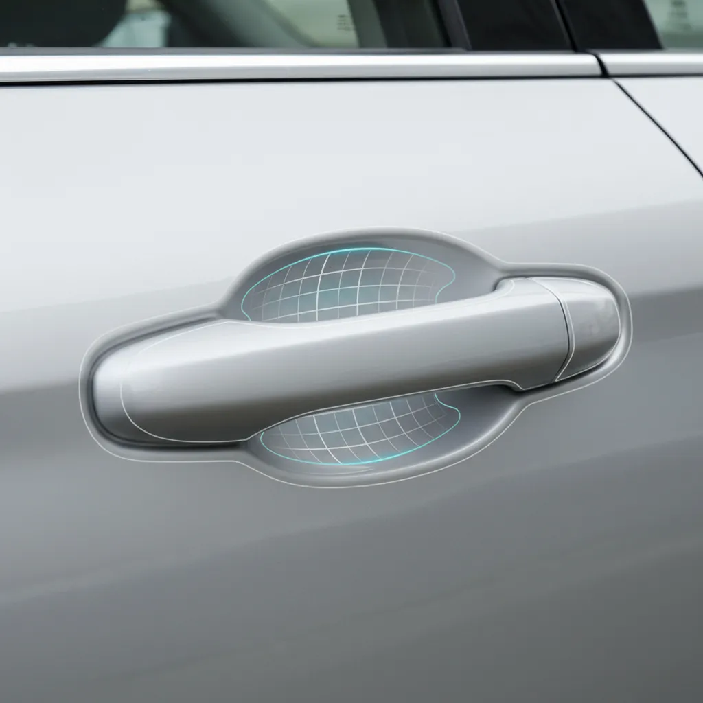 Mica Protectora Ppf De Manijas Universal Color Transparente - Image 4