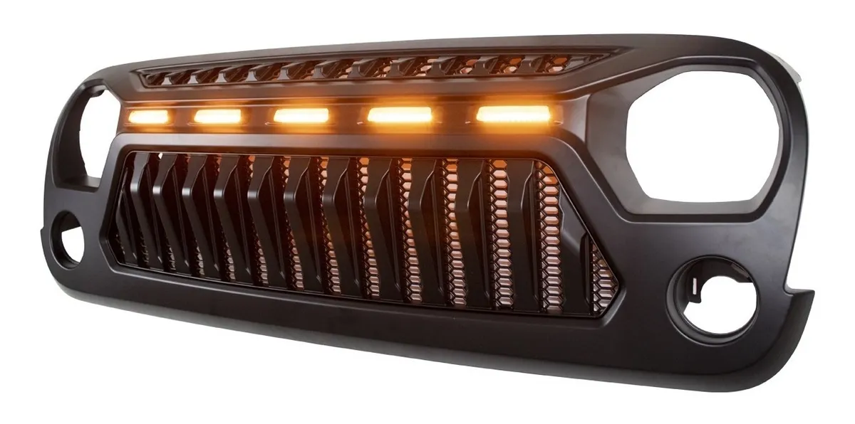 Parrilla Angry Enojado Con Led Jeep 2007-2018 Rejilla-barra - Image 4