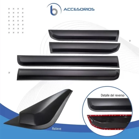 Moldura Aplique De Puertas Nissan Frontier Np300 2015-2021 - Image 4