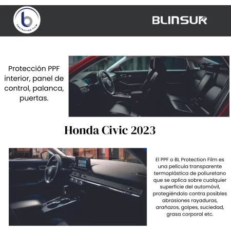 Protección Ppf Interior, Compatible Con Honda Civic - Image 4