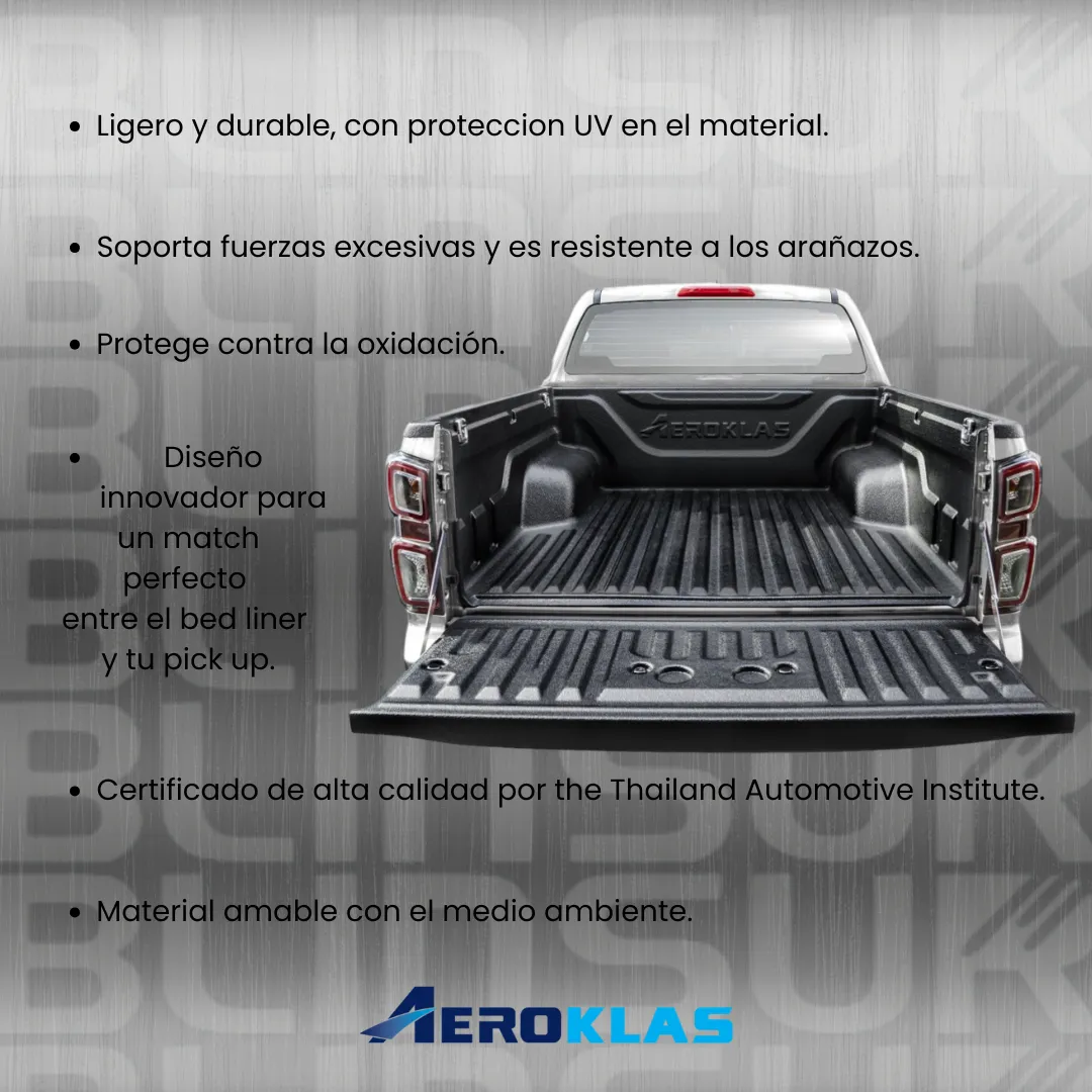 Bed Liner Sobre Riel Toyota Hilux 2016 - 2024 Doble Cabina - Image 4