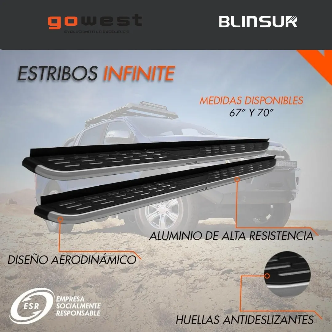 Estribos Infinite Mitsubishi Outlander Suv 2010 - 2021 + - Image 4