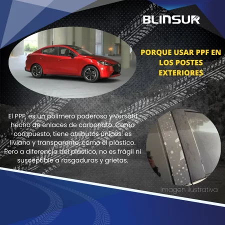 Protector Bl Postes Exteriores Para Mazda 2 2019 Al 2023 - Image 4