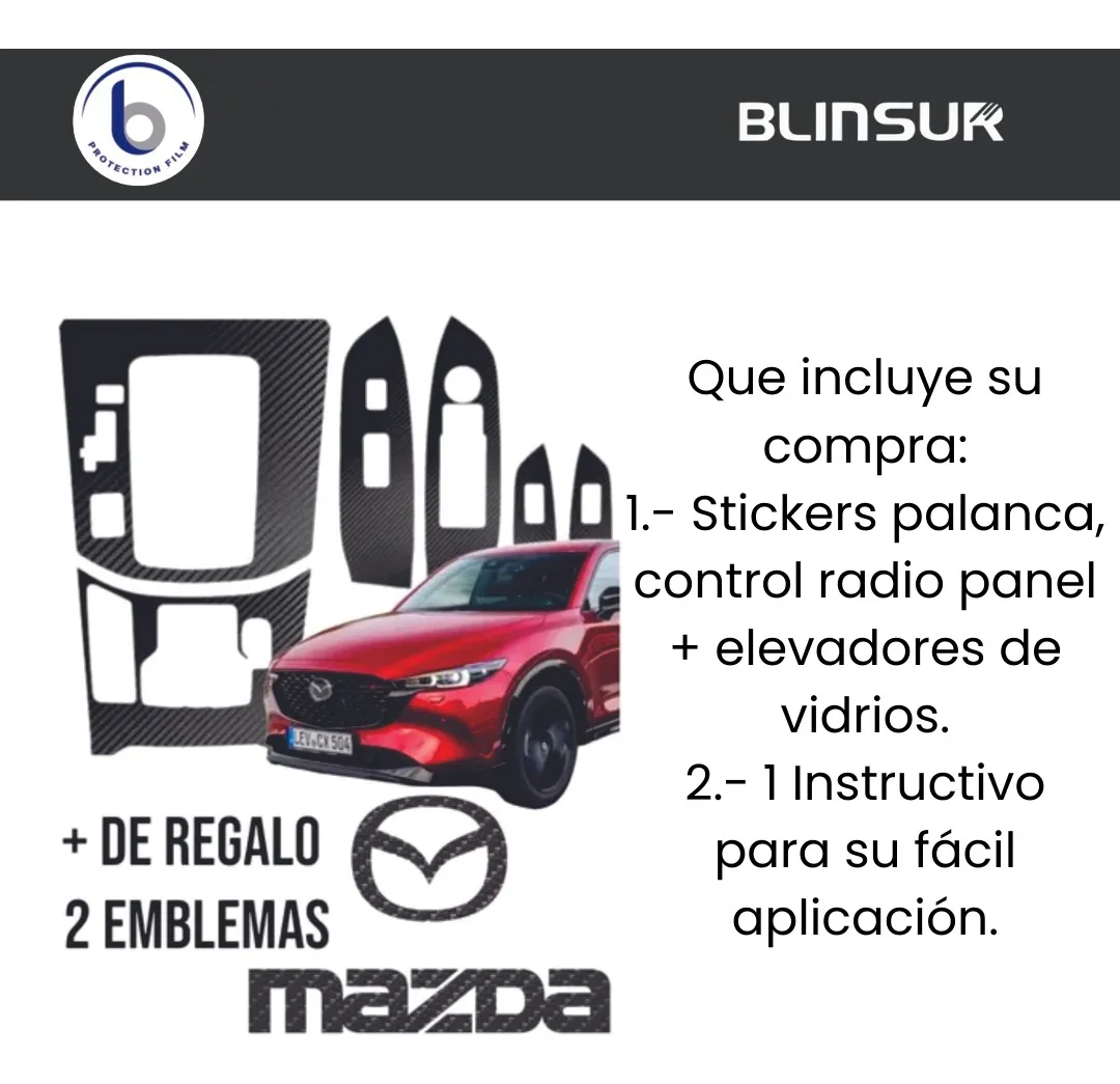 Kit Ppf 4 Puertas/panel Central Mazda Cx-5 2018/21 - Image 4