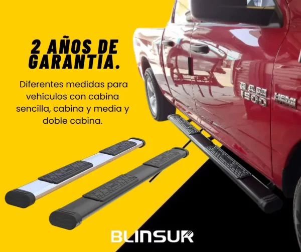 Estribos Bronx Chevrolet Colorado 2016 - 2020 Doble Cabina