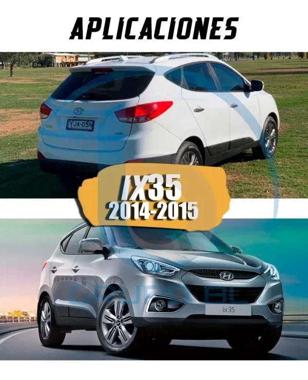 Tirón De Arrastre Jalon Hyundai Ix35 2014-2015 Negro