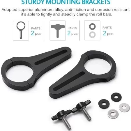 Mictuning Espejo Retrovisor De Visión Amplia Para Utv Atv - Image 4