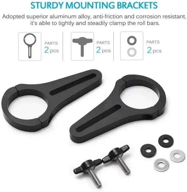 Mictuning Espejo Retrovisor De Visión Amplia Para Utv Atv