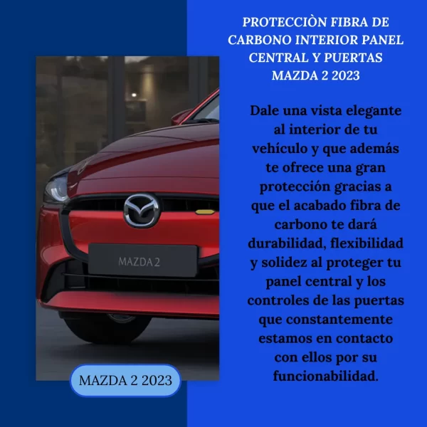 Kit Sticker Panel Central / Puertas Mazda 2 2022 2023 2024