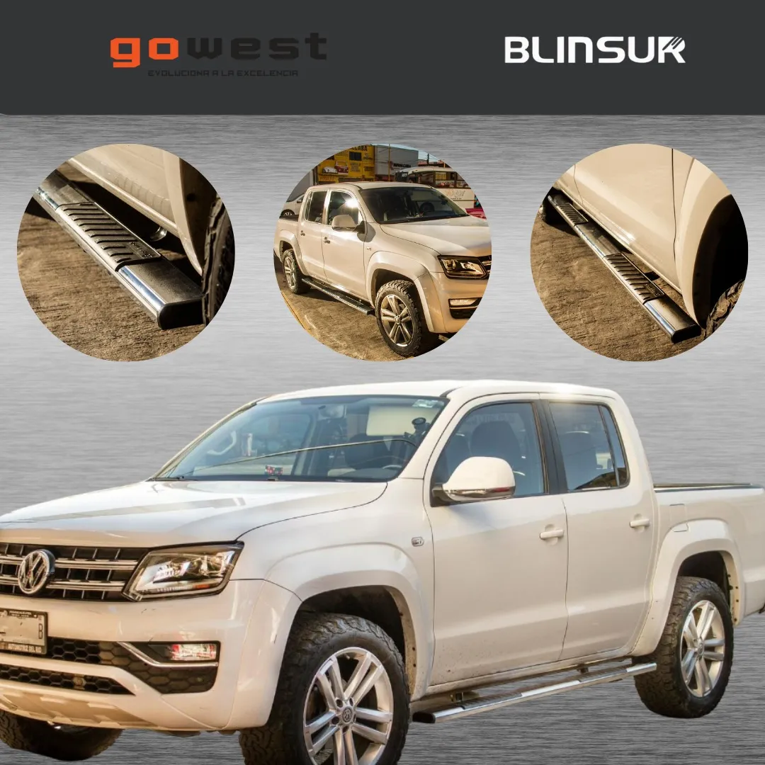 Estribos Serie 100 Nissan Frontier Pro 4x V6 2008 - 2020 - Image 4