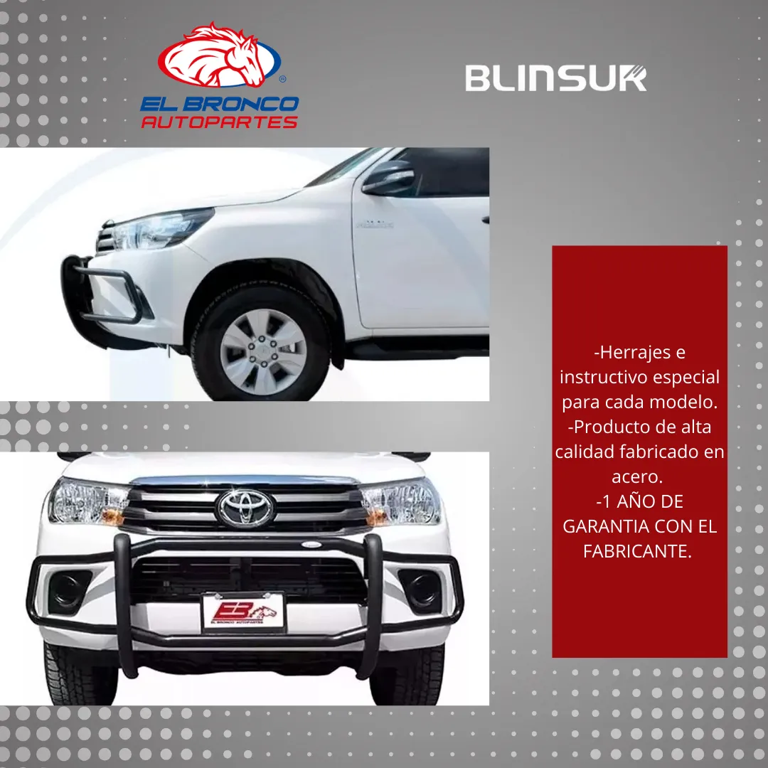 Bumper Bronco Sport Toyota Hilux 2016-2017-2018-2019 - Image 4