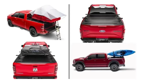 Tapa Cubre Batea Caja Trax Rail One Toyota Tacoma 2016-2020