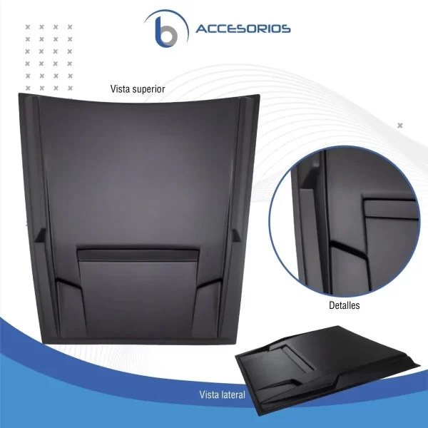 Toma De Aire Moldura Plastica Ancha Cofre L200 2015 - 2019