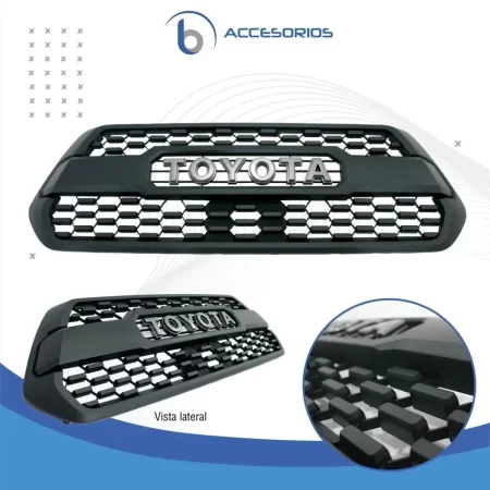 Parilla Frontal Toyota Tacoma Estilo Trd 2018 Negro - Image 4