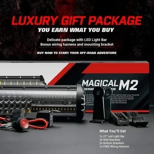 Barra Led 22 PuLG Aerodinámica Jeep Rzr Can Am Mictuning