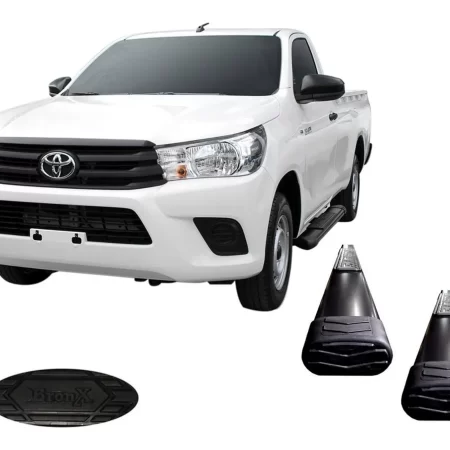 Estribos Bronx Chevrolet Silverado 2019 - 2022 Cab/sen Negro - Image 4