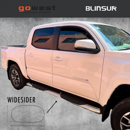 Estribos Widesider Inoxidables Ford Lobo F150 2015 - 2022 - Image 4