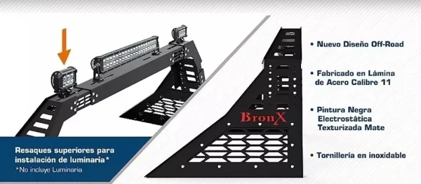 Roll Bar Bronx 4xr Ford F150 1990 - 1998 Uso Rudo