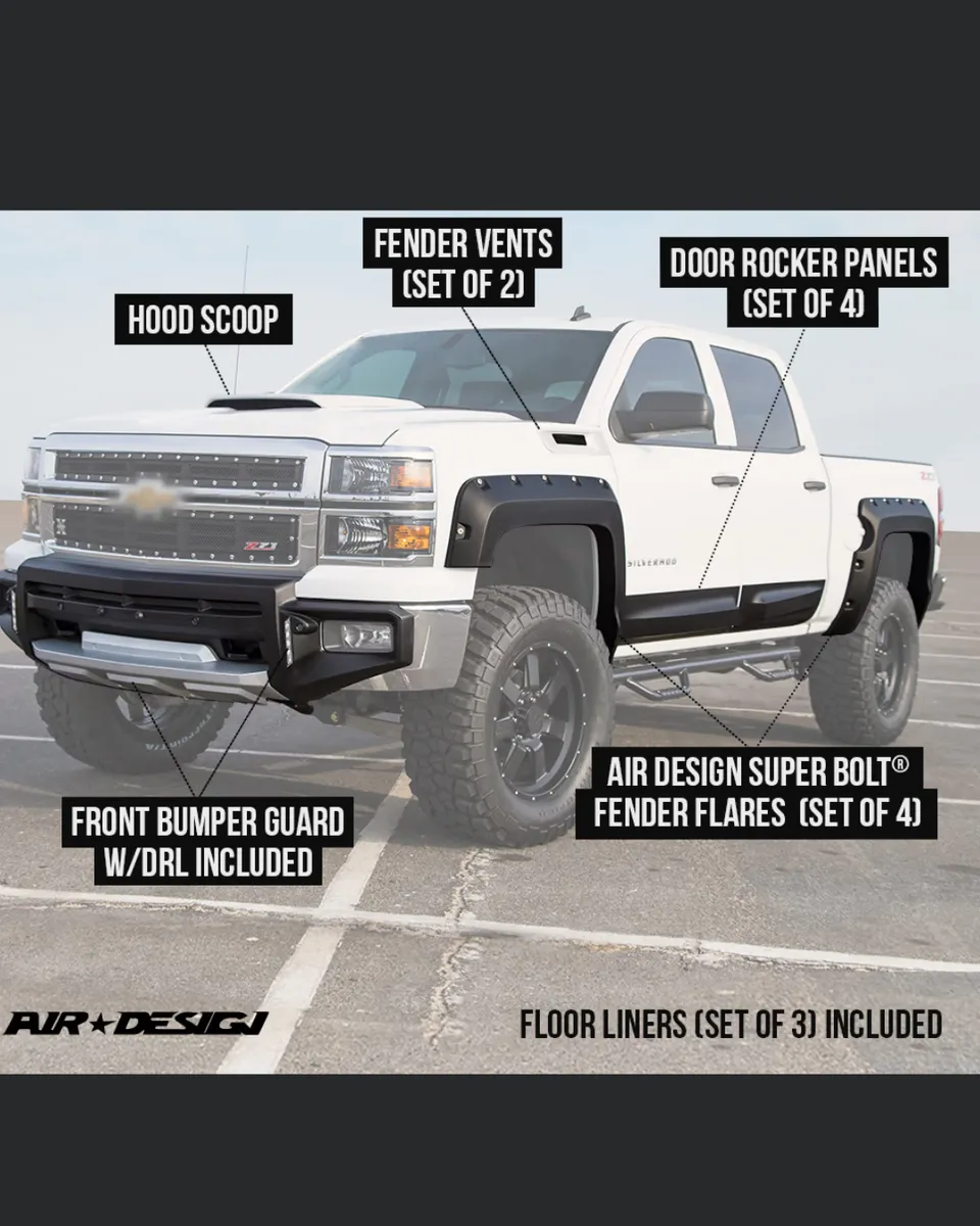 Kit Off Road Chev Silverado 1500 Caja Corta 2014-2015 - Image 4
