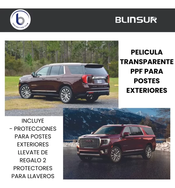 Protección Ppf Postes Exteriores Yukón Denali 2023