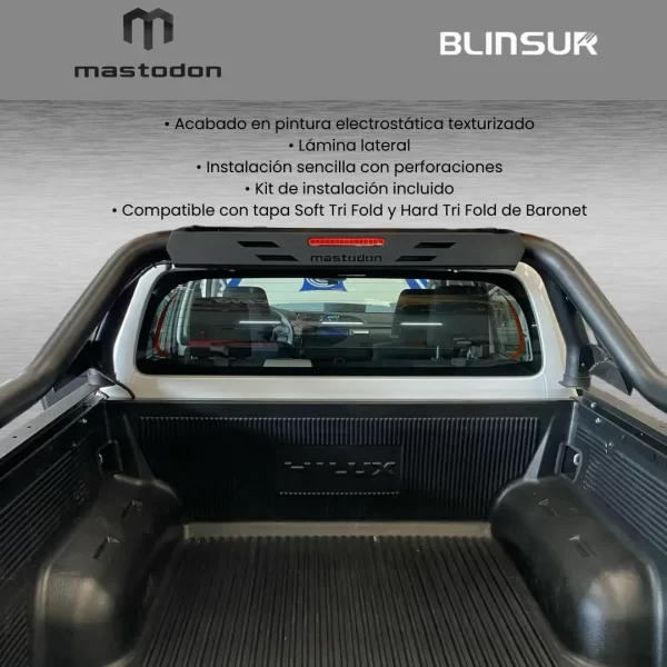 Roll Bar Rage Pasamanos Negro Volkswagen Amarok 2010 - 2022