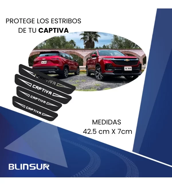 Protección Bl De Estribos 4 Puertas Para Captiva