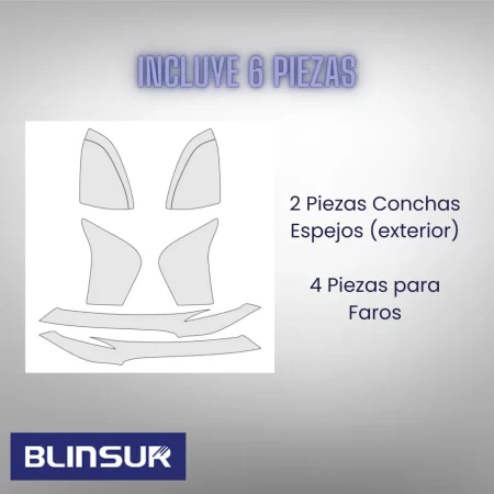 Protección Ppf Faros, Conchas De Espejos Para Trax Rs 2024 - Image 4