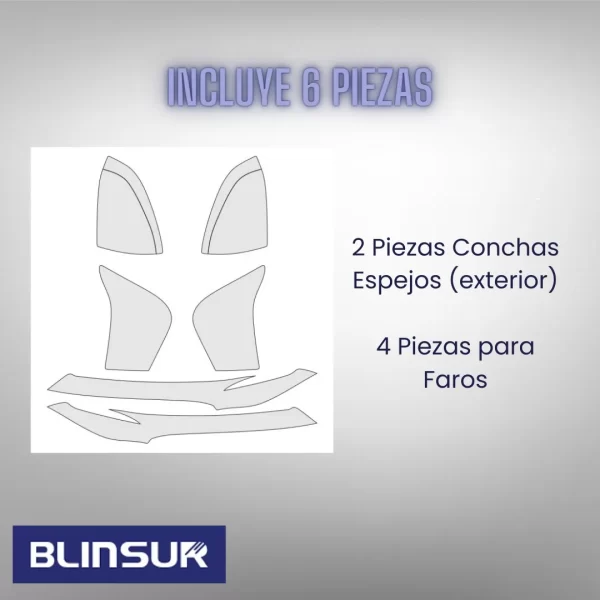 Protección Ppf Faros, Conchas De Espejos Para Trax Rs 2024