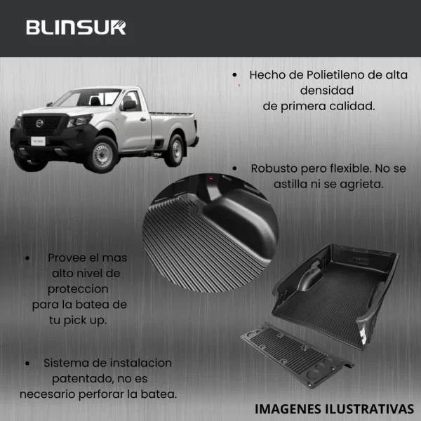 Rugged Liner Para Nissan Np300 2016-2020 Cabina Sencilla