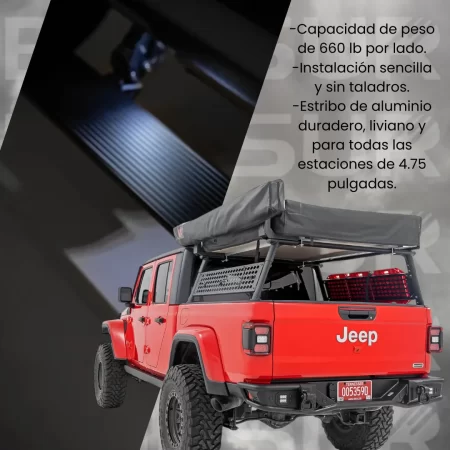 Estribos Electricos Rc Para Jeep Jt Mojave 2020 - 2024 - Image 4