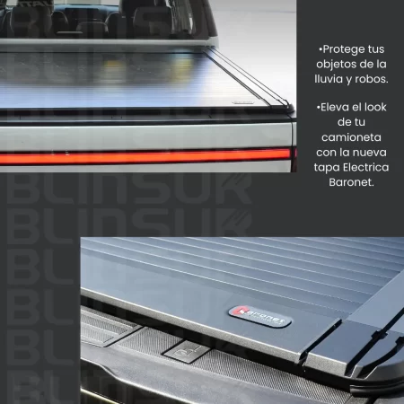 Tapa Batea Electrica Retractil Para Gmc Sierra 2014 - 2024 - Image 4