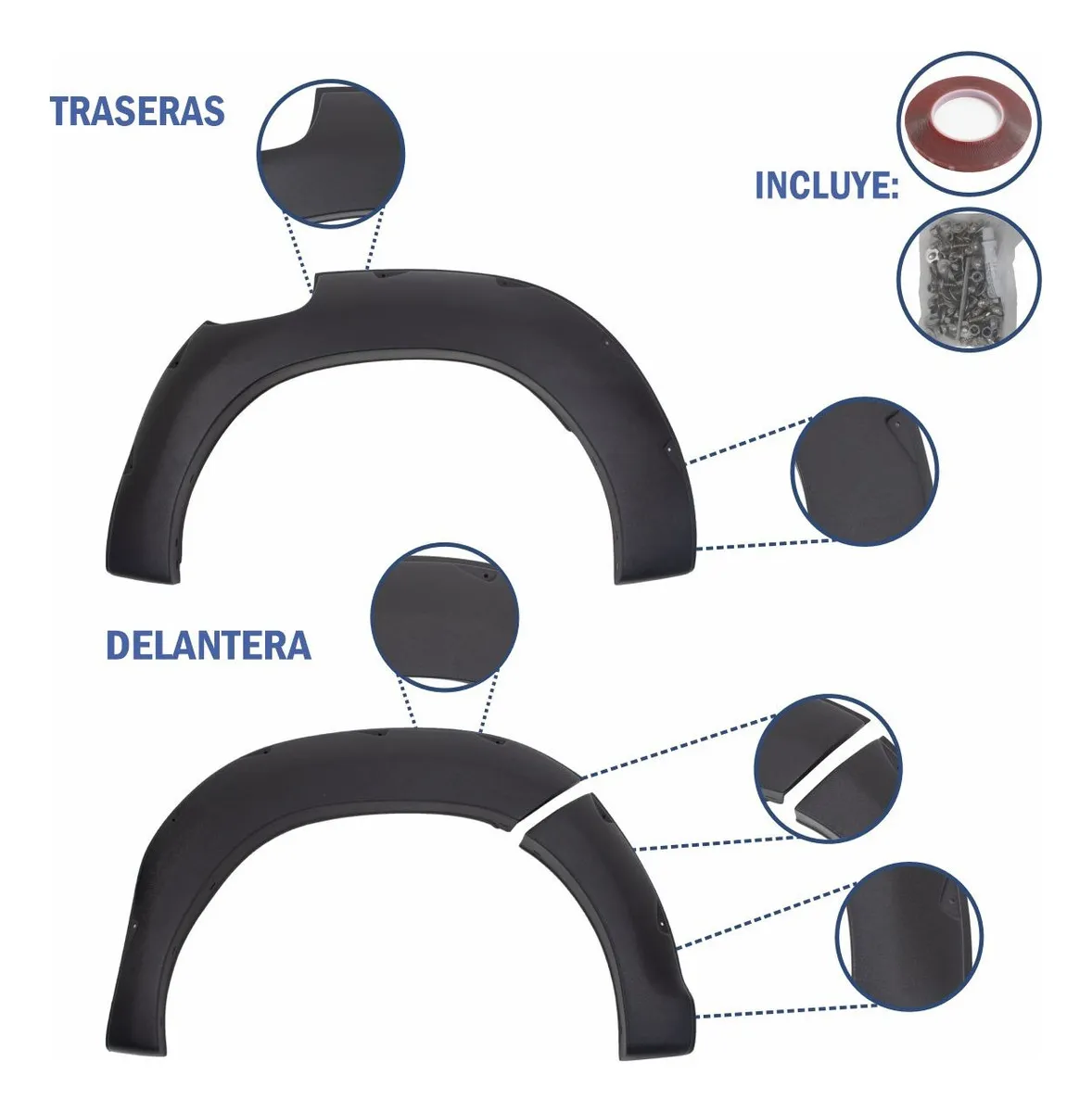 Cantoneras Sim Tornillo Para Toyota Hilux Revo 2015 Al 2017 - Image 4