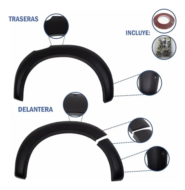 Cantoneras Sim Tornillo 6 Pulgadas Para Ford Ranger 2024