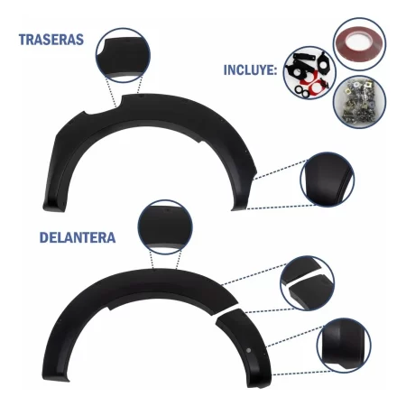 Cantoneras 9 PLG Simulación Tornillo Para Ford Ranger 2024 - Image 4