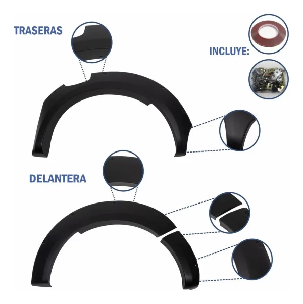 Cantoneras Sim Tornillo 9 Pulgadas Para Ranger 2024 Xlt