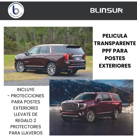 Protección Ppf Postes Exteriores Yukón Denali 2023 - Image 4