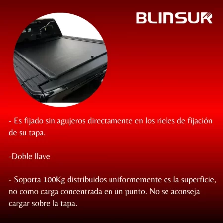 Tapa Cubre Batea Retractil Manual Ranger Wildtrak 2023-2024 - Image 4