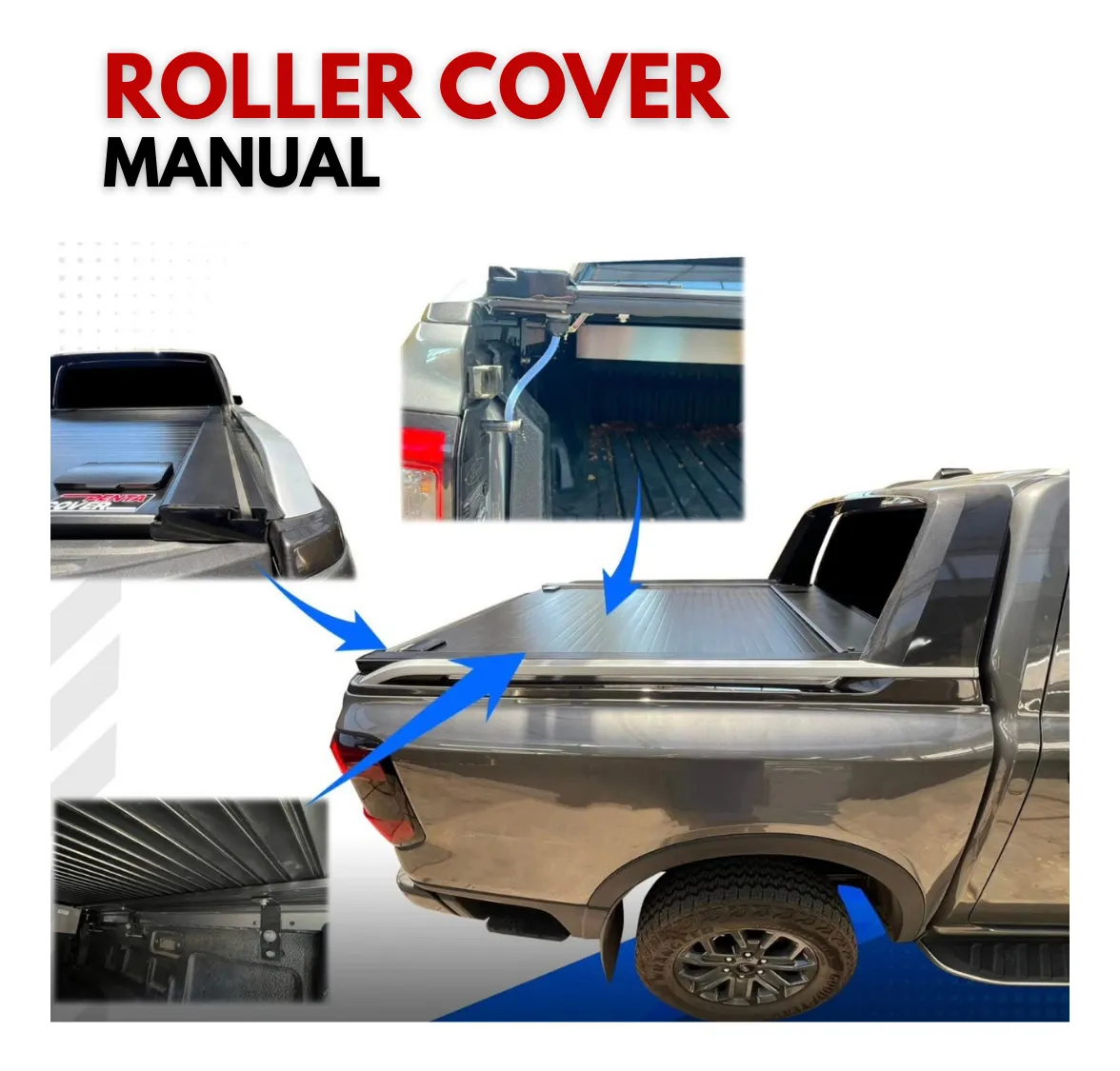 Tapa Cubre Batea Retractil Manual Dodge Ram 2009-2025 - Image 4