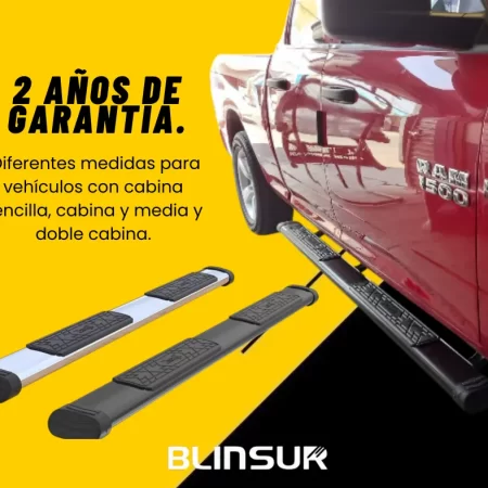 Estribos Bronx Para Nissan D-22 2009 Al 2015 Cabina Sencilla - Image 4