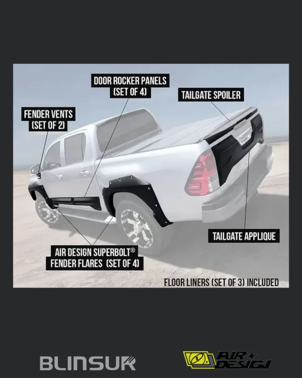 Kit Completo Toyota Hilux 2017 2018 Off Road