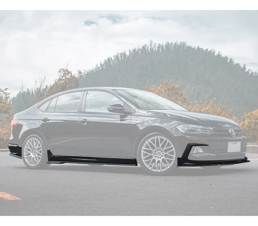 Body Kit Con Alerón De Bajo Perfil Vw Virtus 2020  2022 - Image 4