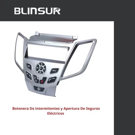 Base Frente Adaptador Estereo Ford Fiesta 2011 - 2018 - Image 4