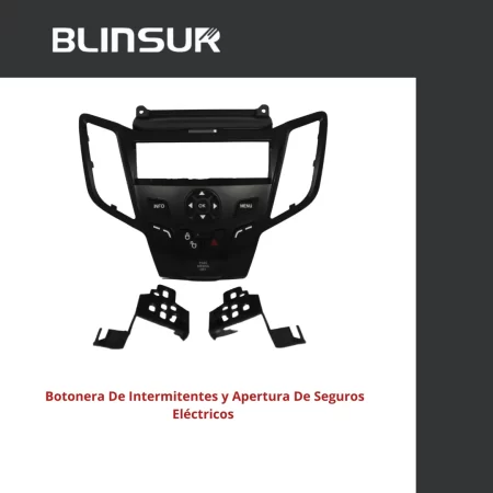 Base Frente Adaptador Estereo Ford Fiesta 2011 2018 - Image 4