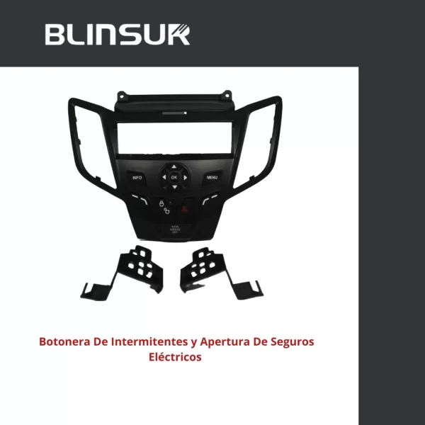 Base Frente Adaptador Estereo Ford Fiesta 2011 2018