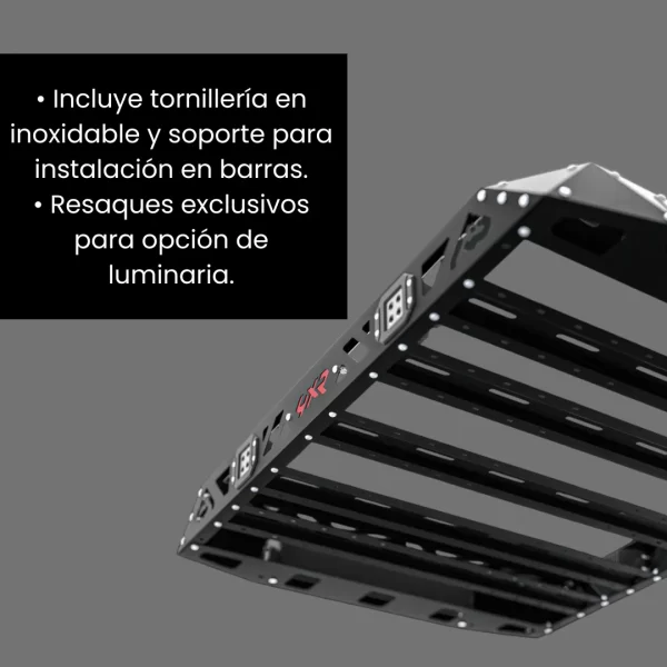 Canastilla Porta-equipaje Bronx 4xr Universal 148 X 100 Cm