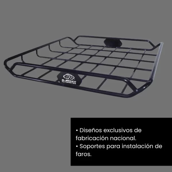 Canastilla Porta-equipaje Bronco Universal 100 X 100 Cm