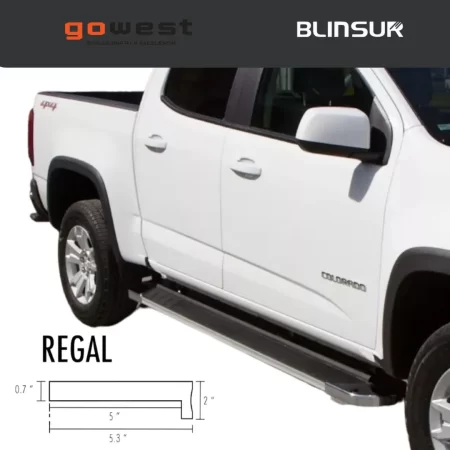 Estribos Regal Chevrolet Cheyenne  2007 - 2013 Doble Cabina - Image 4