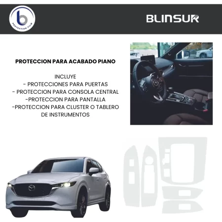 Proteccion Ppf Puertas Panel Pantalla Mazda Cx5 2020 - Image 4