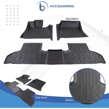 Juego De Tapetes Bandeja 3d Uso Rudo Para Bmw X5 2022 - Image 4